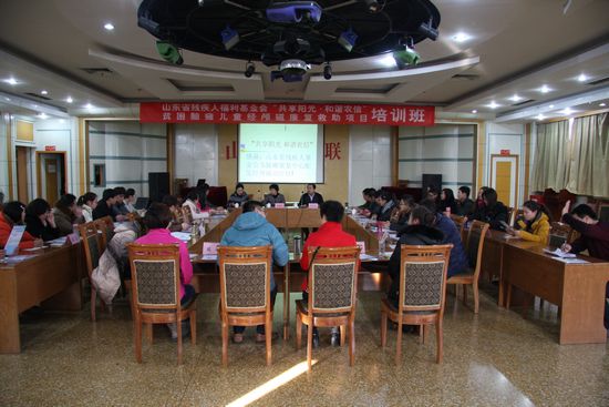 基金会举行贫困脑瘫儿童经颅磁康复救助项目培训班 基金会举行贫困脑瘫儿童经颅磁康复救助项目培训班